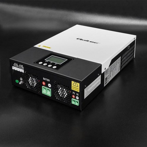 Solcelle inverter hybrid off-grid - Qoltec 3 kVA, 2,4 kW, 80 A, MPPT, sinus