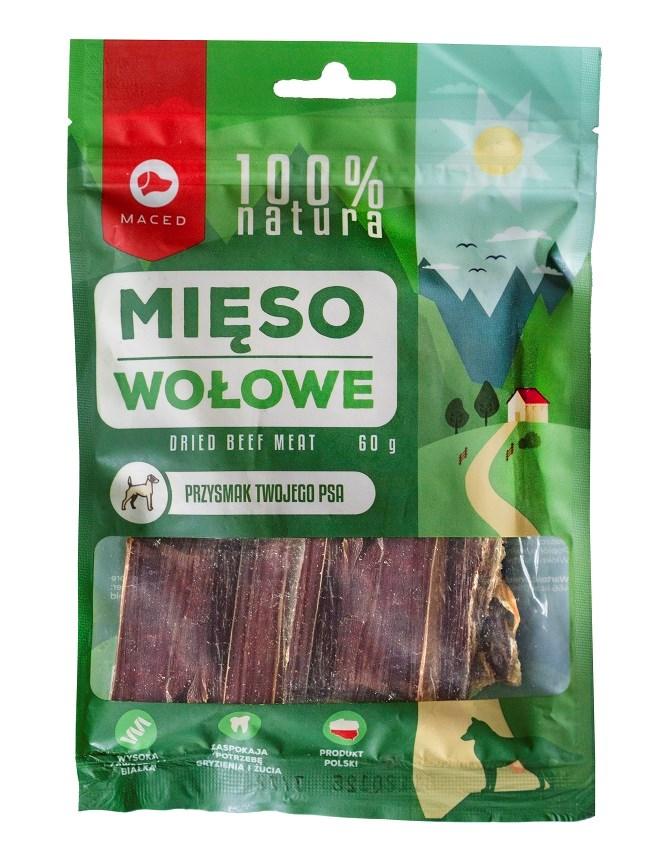 Hundegodbid – MACED 100% Nature Oksekød 60 g