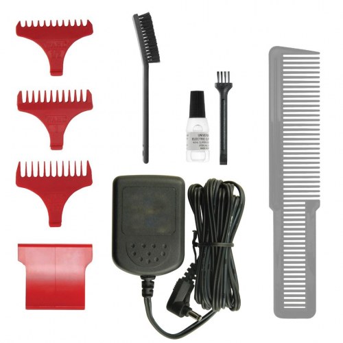 Hårtrimmer Wahl Cordless Detailer Li - burgundy/sølv, Li-Ion