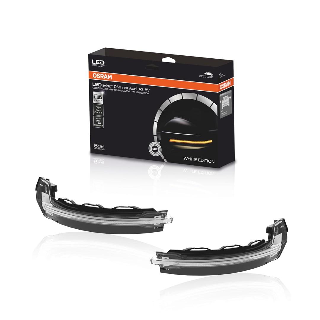 LED dynamiske spejlblink OSRAM DMI White Edition - Audi A3 8V