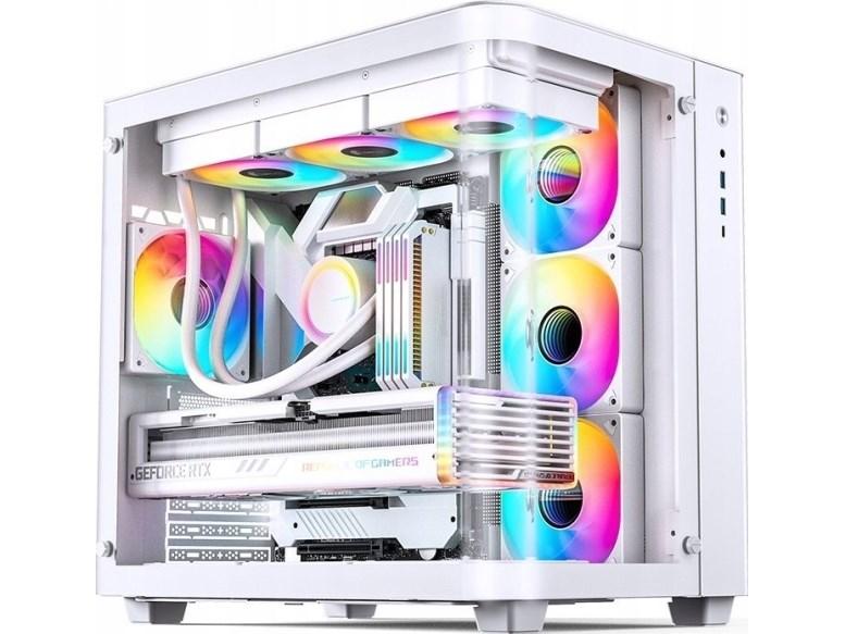 PC kabinet Jonsbo TK-3 ATX – hvid