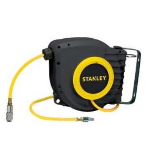 Kabeltromle trykluftslange – Stanley 9 m, 12 bar