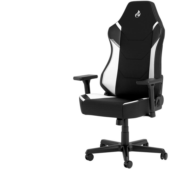 Gamerstol NITRO CONCEPTS X1000 â polstret sÃ¦de, sort/hvid