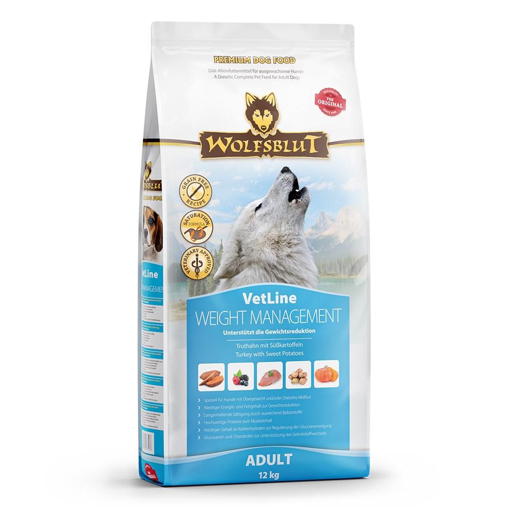 Hundefoder tÃ¸rfoder WOLFSBLUT VetLine Weight Management Turkey 12 kg