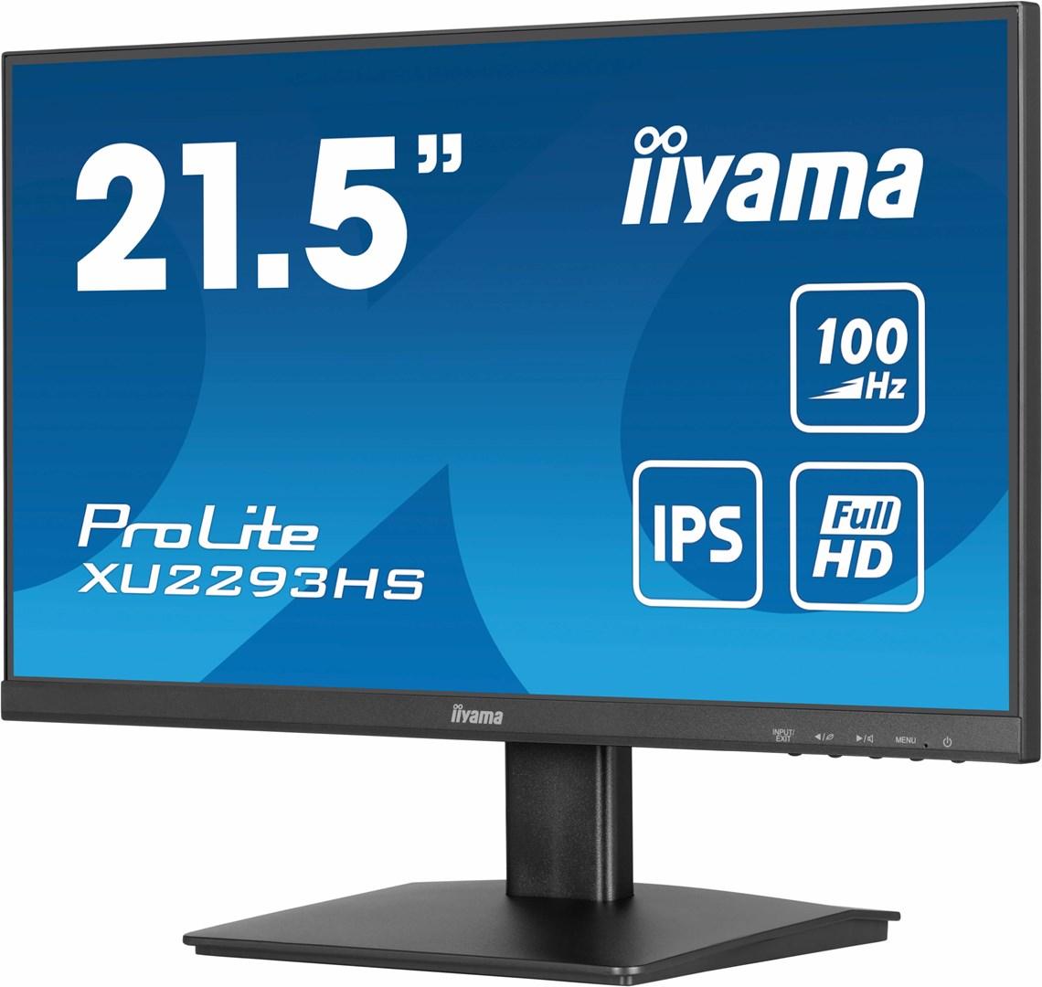Skærm iiyama ProLite XU2293HS-B6 21,5" Full HD IPS 100 Hz - Sort billede