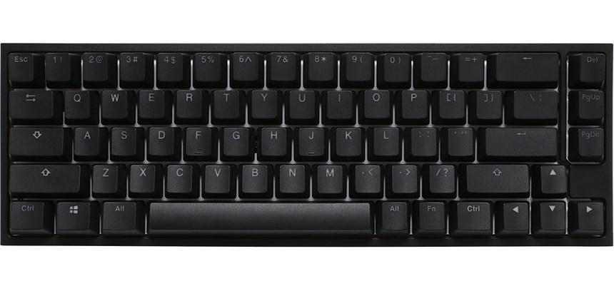 Tastatur til gaming Ducky One 2 SF, MX Blue, RGB - sort (US)