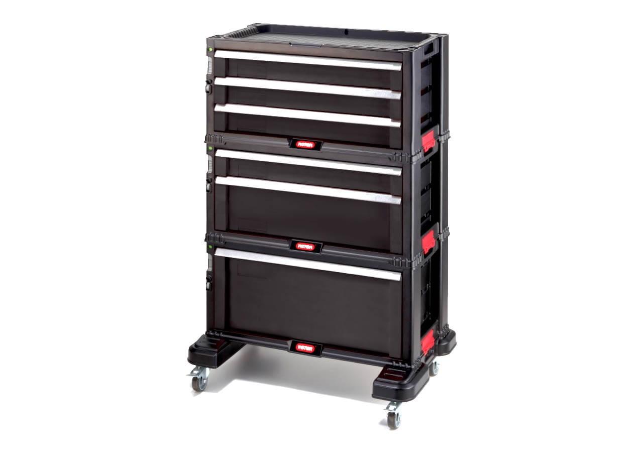 Keter KETER BOOKCASE 6 skuffer værktøjskasse sæt CRV237786