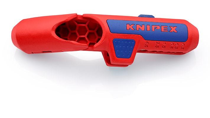 Afisoleringstang til kabel KNIPEX ErgoStrip - blå/rød