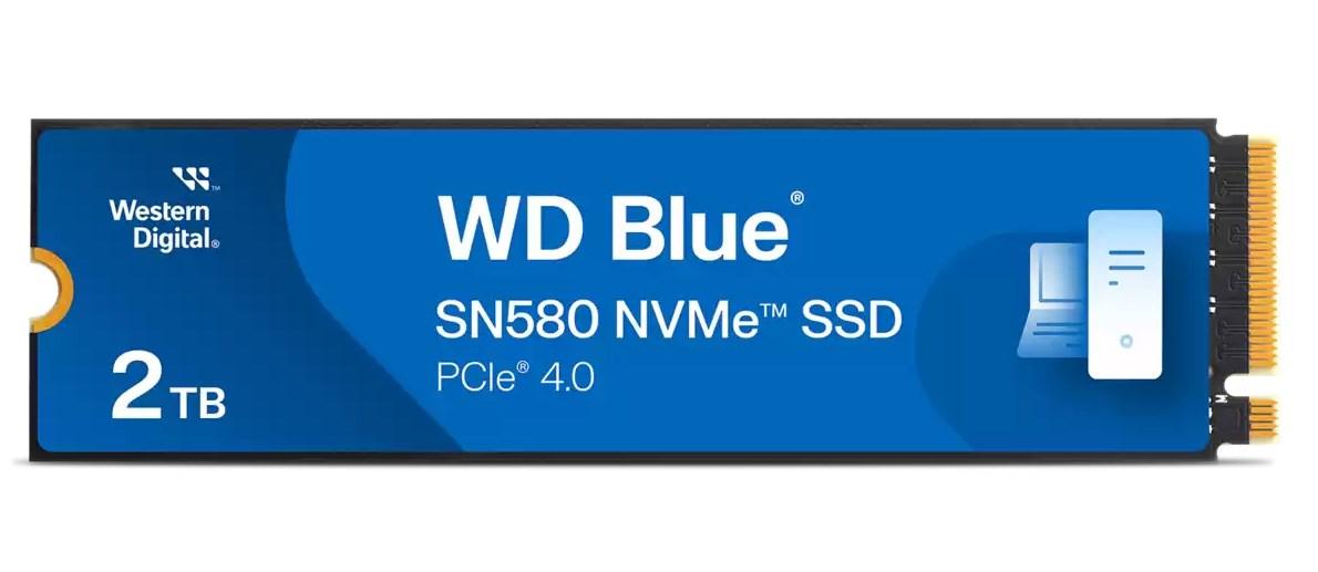 WD Blue SN580 Solid state-drev 2 TB M.2 PCI Express 4.0 x4 (NVMe)