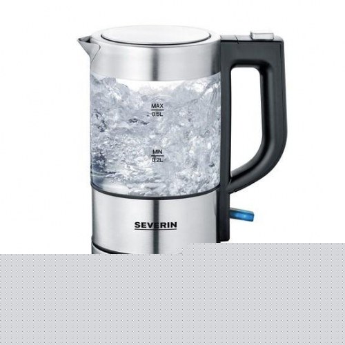 Elkedel SEVERIN WK 3472 0,5 l – 1.100 W, sølv