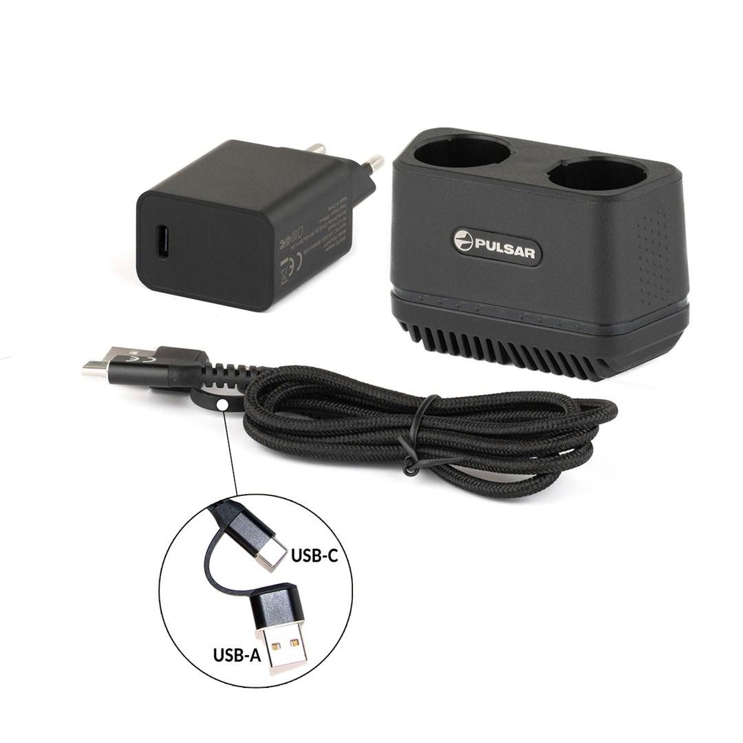 Batterioplader til kamera - Pulsar APS5 billede