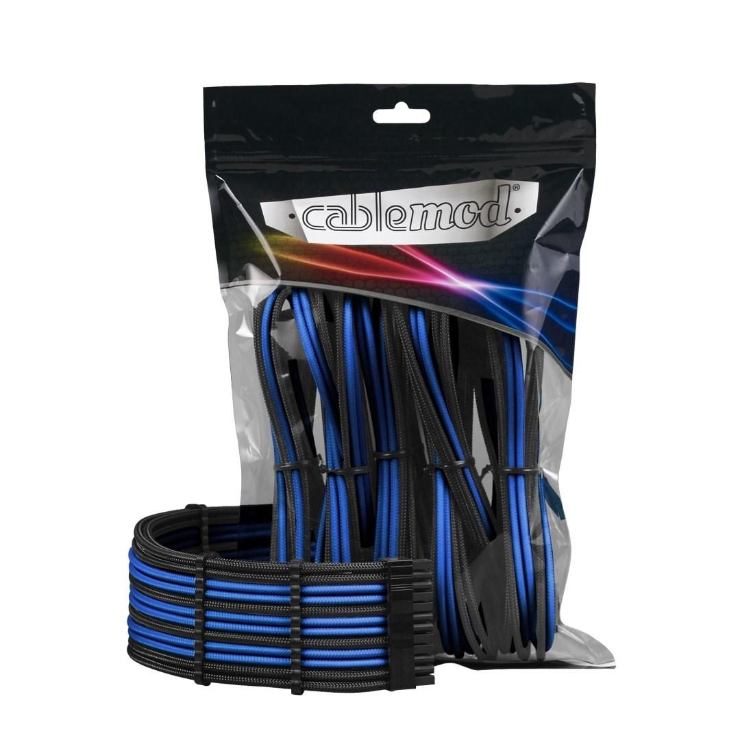 Kabelsæt til intern strøm - CableMod, sort/blå billede