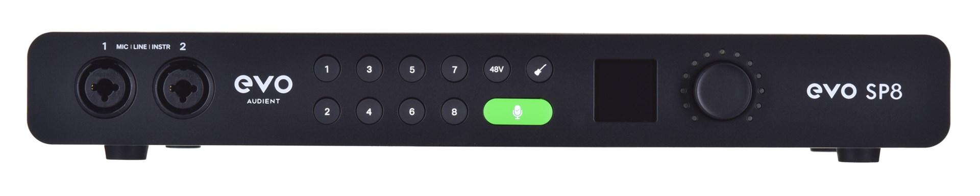 Mikrofonforforstærker Audient EVO SP8 - 8-kanals, sort billede