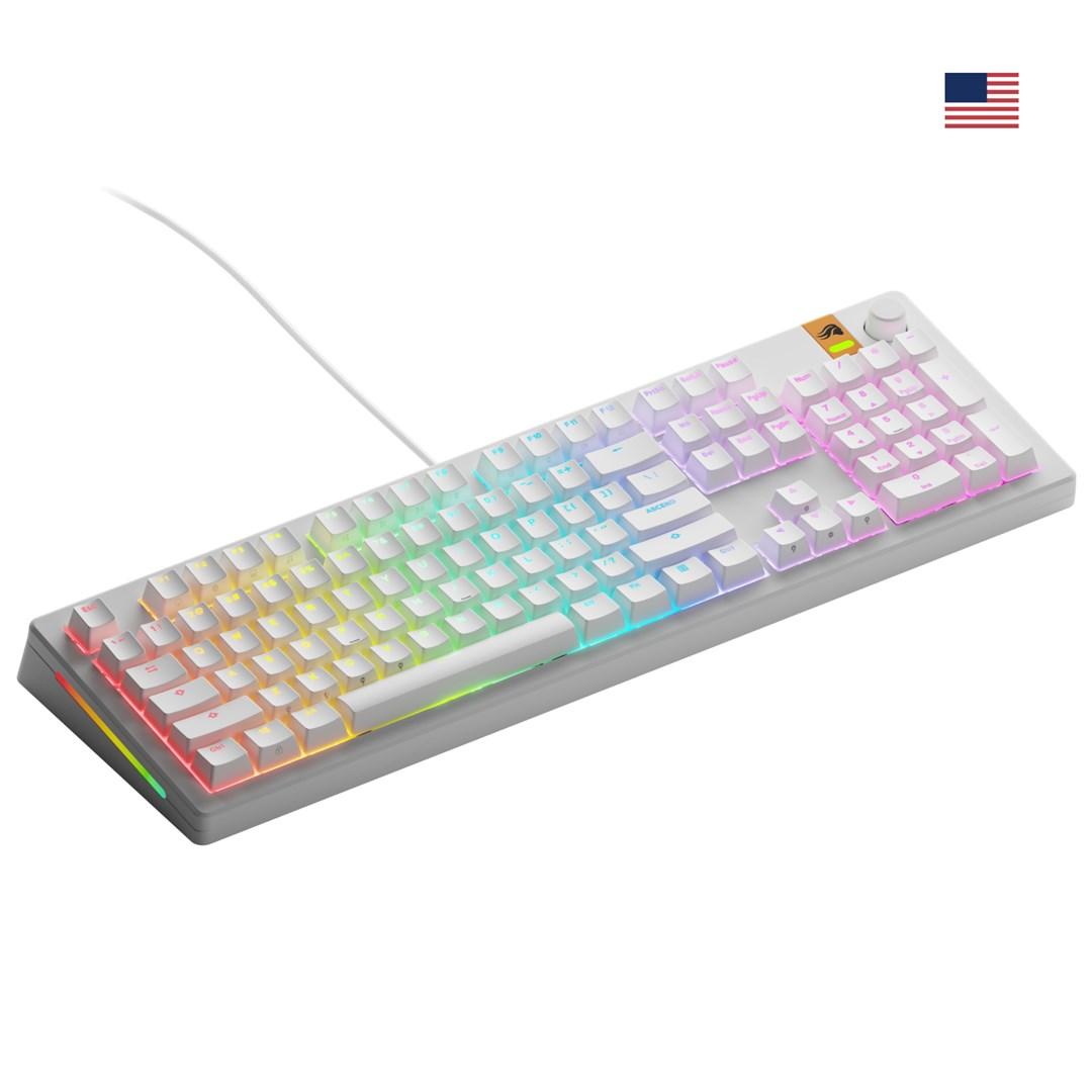 Gaming tastatur GLORIOUS GMMK 3 HE 100% kablet â hvid (US)