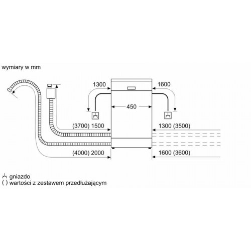 Opvaskemaskine til indbygning Bosch SPV4EMX61E (45 cm)