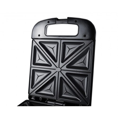 Sandwichtoaster Adler AD 3055 – 4 toast, 2.000 W, sort