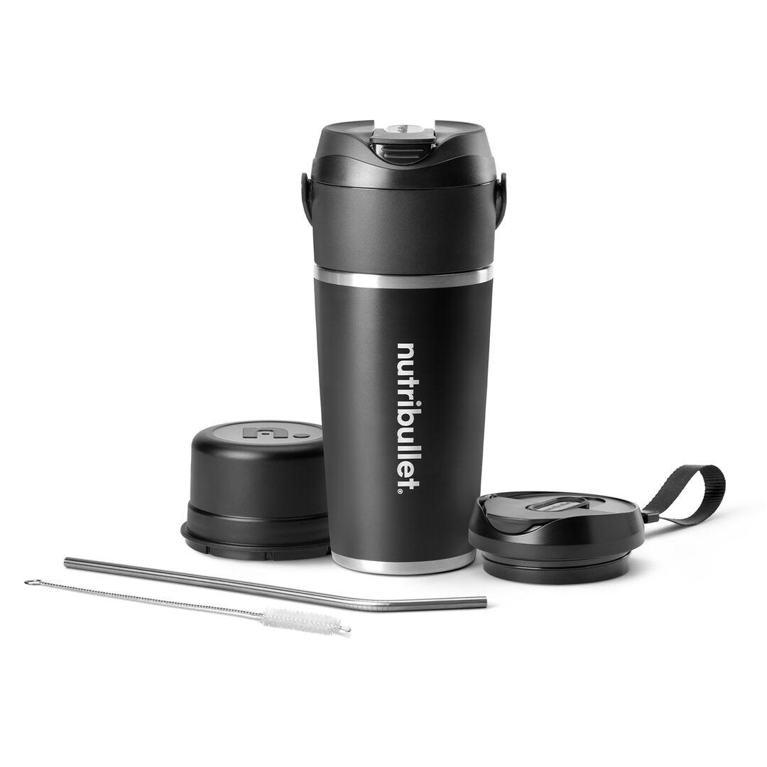 Blender til to go - Nutribullet Flip 0,59 l, sort, batteridrevet billede