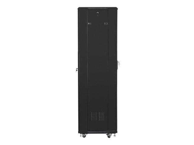 Serverrack 42U - Lanberg gulvstÃ¥ende rackskab, 60Ã60 cm, sort