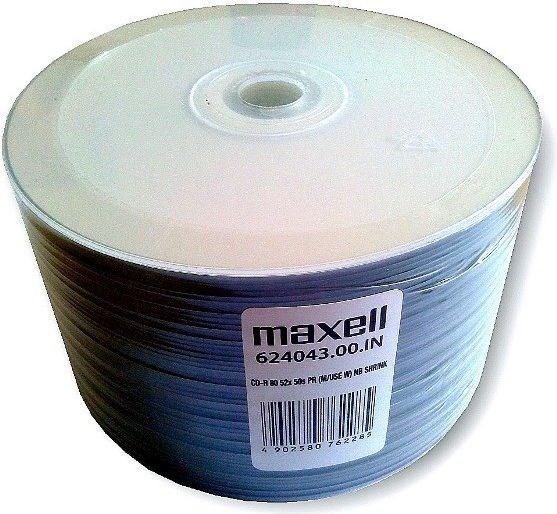 CD-R skiver - Maxell 700 MB 80 min 52x (50 stk.)