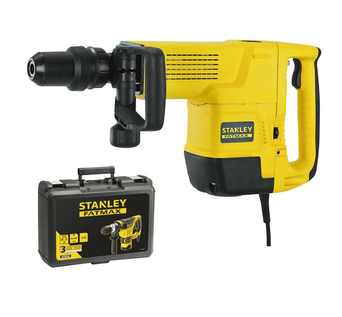 Mejselhammer SDS Max 1.600 W 5-15 J, 900-1.890 ipm - STANLEY - kuffert billede