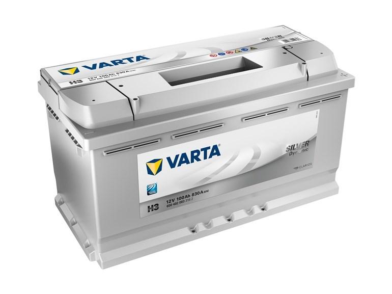 Bilbatteri VARTA 12V 100Ah 830A B13 - starterbatteri