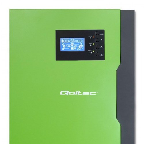 Solcelle inverter hybrid Qoltec 5,5 kW off‑grid, 100 A, 48 V, MPPT, sinus