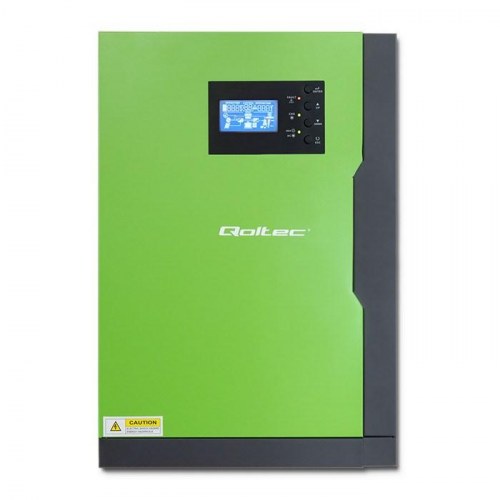 Solcelle inverter hybrid Qoltec 5,5 kW off‑grid, 100 A, 48 V, MPPT, sinus