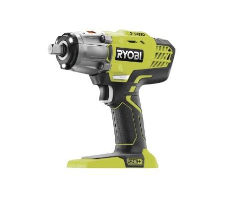Slagnøgle 18V Ryobi One+ R18IW3 1/2" 2,0 Ah – sort/grøn