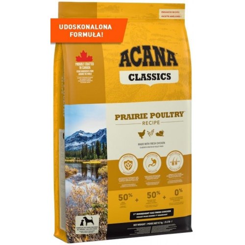 Hundefoder tørfoder ACANA Classics Prairie Poultry 9,7 kg