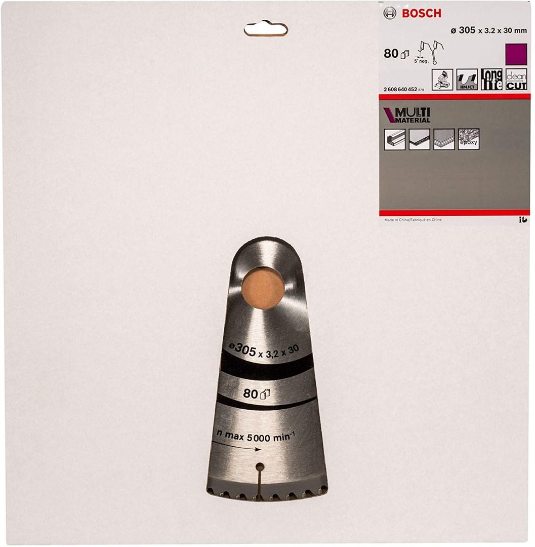Bosch Rundsavsklinge Ø305x30mm 80t -5gr Alu - 2608640452