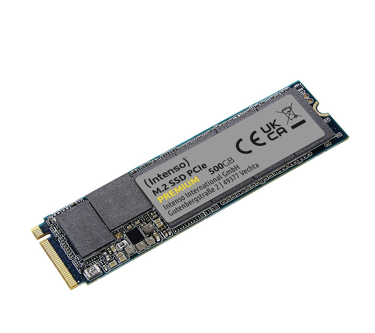 SSD M.2 NVMe 500 GB - Intenso Premium PCIe 3.0 x4 billede