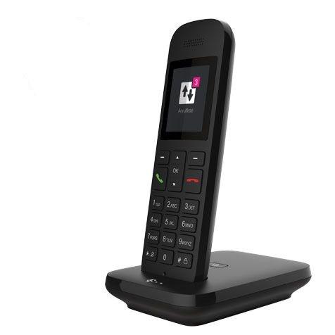 Trådløs fastnettelefon Telekom Sinus 12 med nummervisning – sort