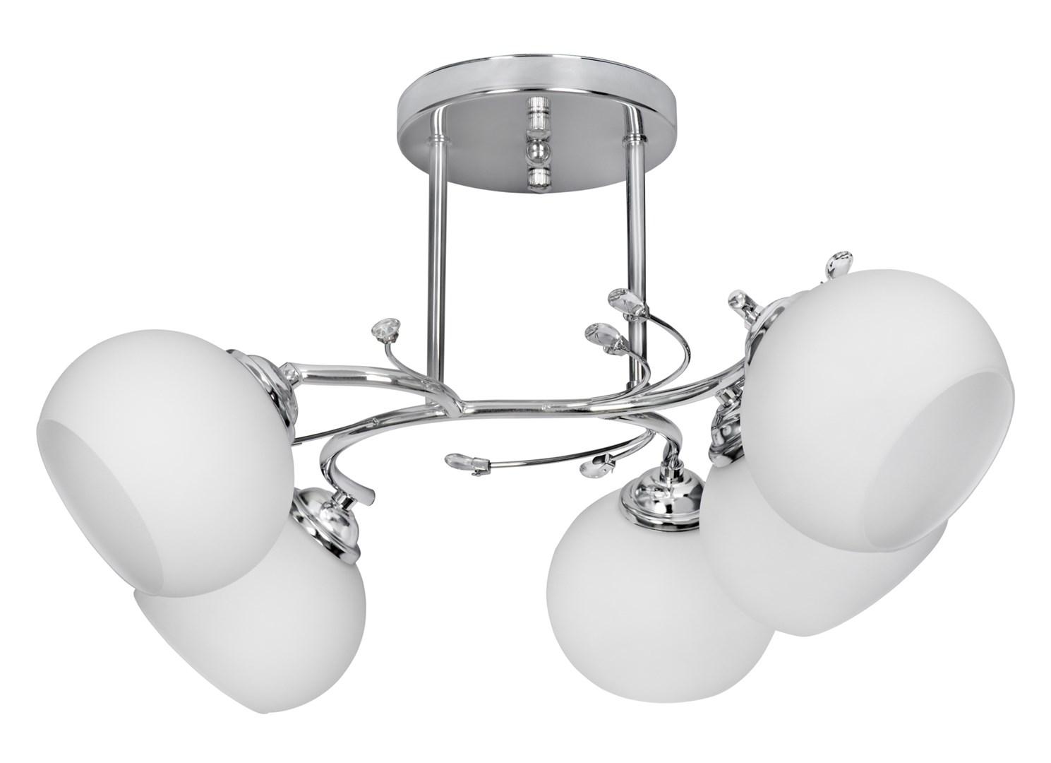 Loftlampe med 5 lys Activejet IRMA - nikkel, E27