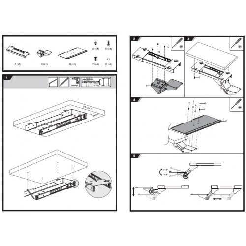 Tastaturholder - Maclean MC-757, max 2 kg