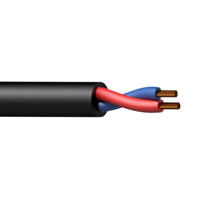 Højttalerkabel PROCAB PLS225/3 – 2 x 2,5 mm² – 13 AWG – HighFlex – 300 m – sort