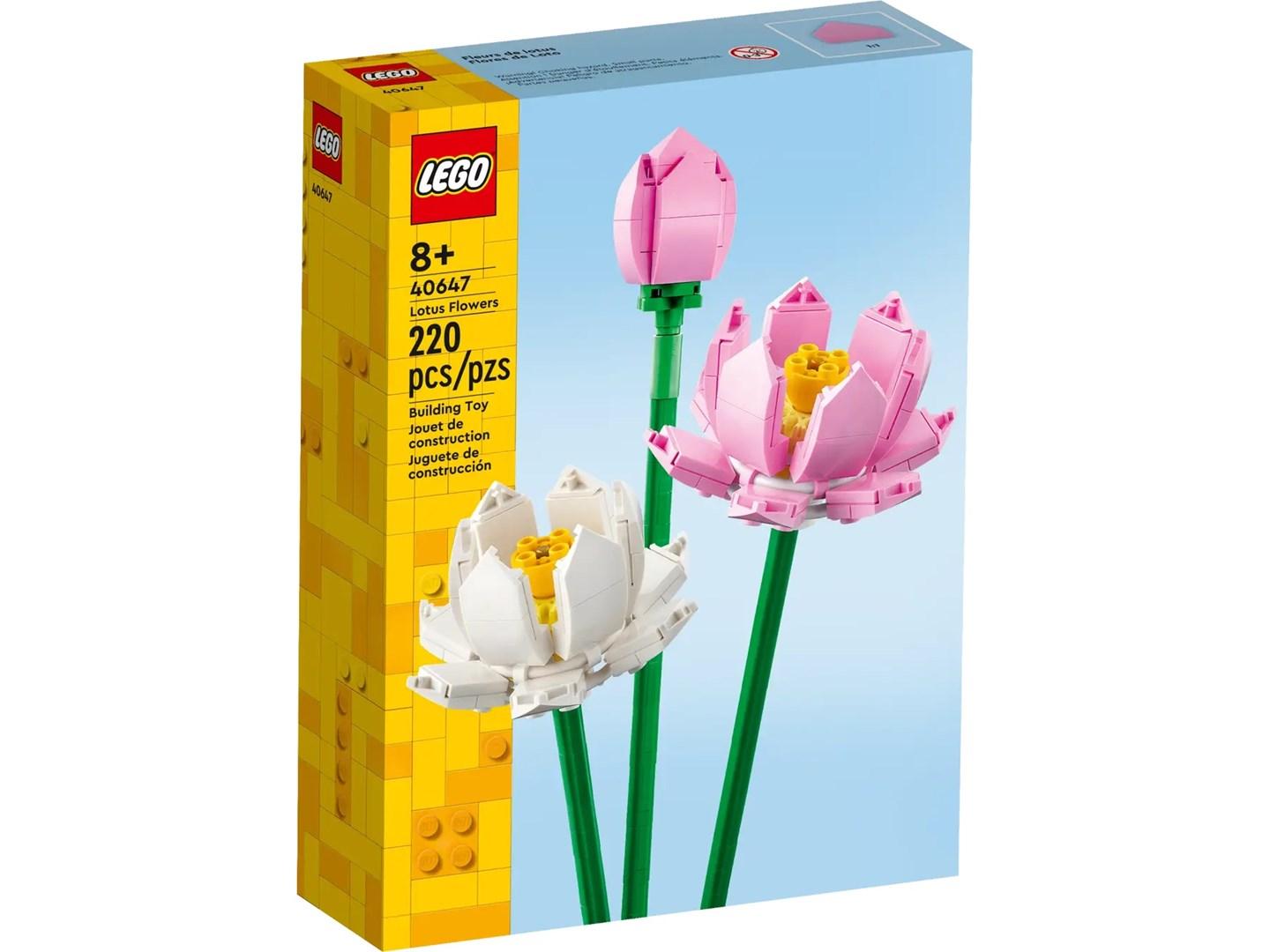 LEGO blomster – Lotus Flowers (40647) byggesæt