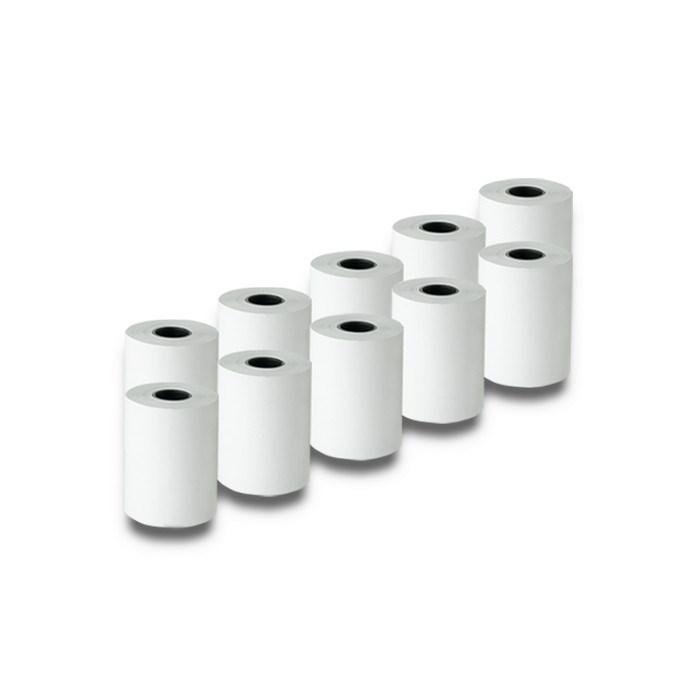 Kvitteringsruller termopapir 57 × 20 m - Qoltec - 10 stk. - BPA-fri billede