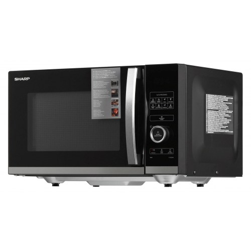 Mikrobølgeovn SHARP YC-QS254AE-B 25 l - sort/rostfrit stål, 900 W