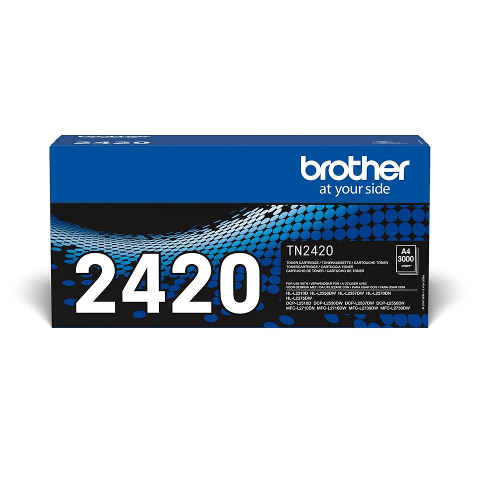 Toner til laserprinter - Brother TN-2420, sort (original)
