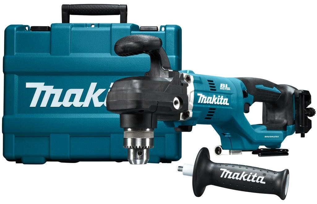 Vinkelboremaskine Makita DDA450ZK 18 V - 2 gear, nøglepatron billede