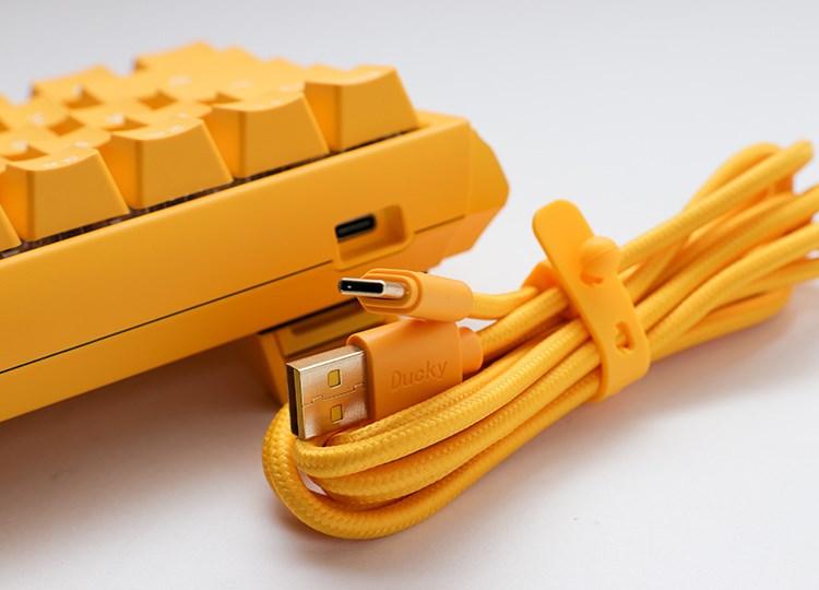 Tastatur gaming Ducky One 3 Mini Yellow – USB, mekanisk, QWERTY US