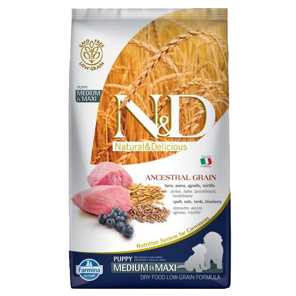 Farmina N&D Ancestral Grain sucha karma dla psów ras srednich i duzych z jagniecina 12kg