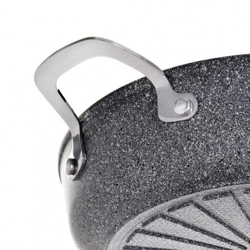 Stegegryde til induktion 24 cm – BALLARINI Salina Granitium med glaslåg