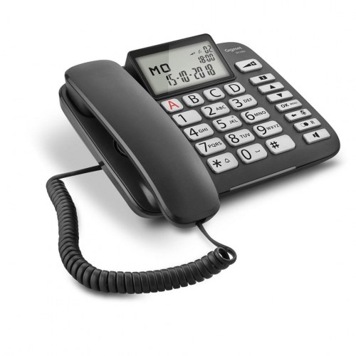 Fastnettelefon Gigaset DL580 med opkalds-ID - sort