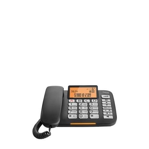 Fastnettelefon Gigaset DL580 med opkalds-ID - sort