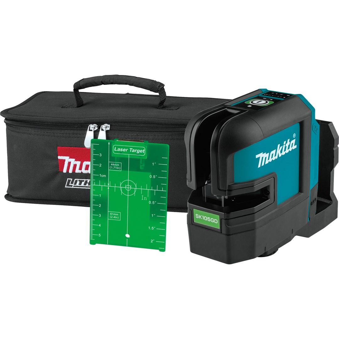 Krydslaser Makita SK105GDZ - 80 m, grøn laser billede