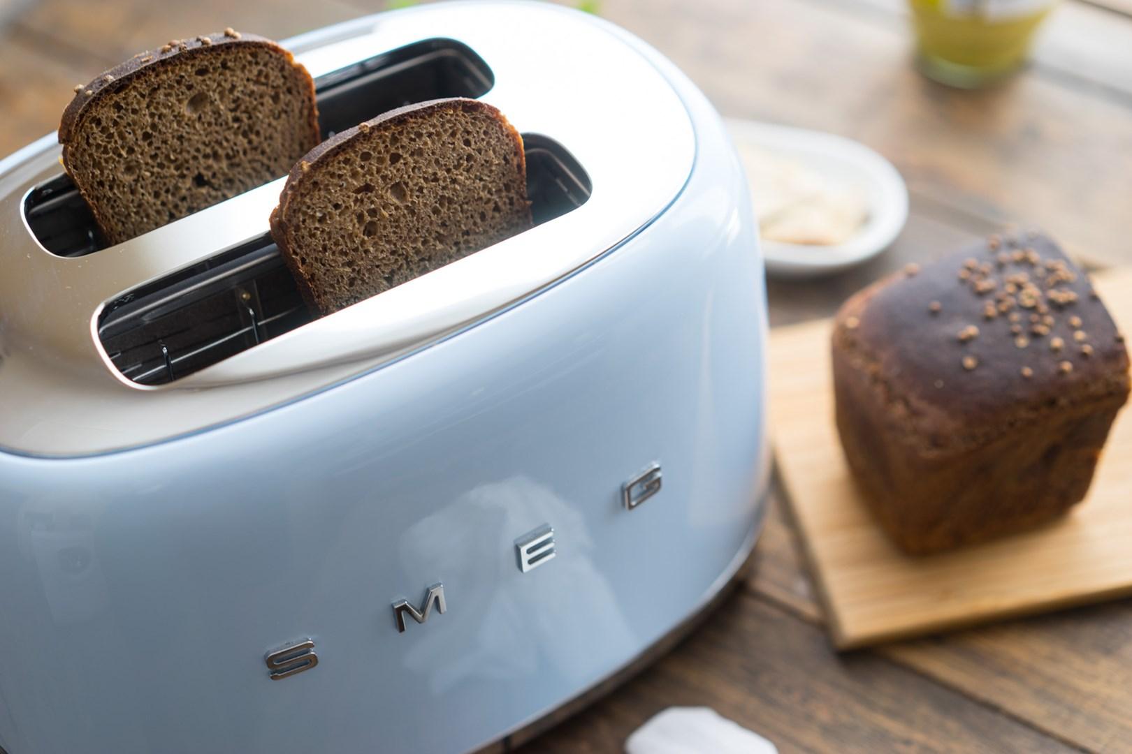 Brødrister SMEG 50’s Style TSF01 – pastelblå, 2 skiver