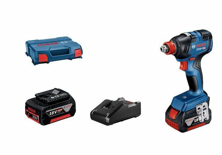 Bosch Kombislagnøgle Gdx 18V-200 2x4ah L-case - 06019J2206