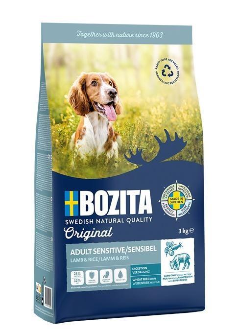Hundefoder BOZITA Original Adult Sensitive Lam - tørfoder 3 kg