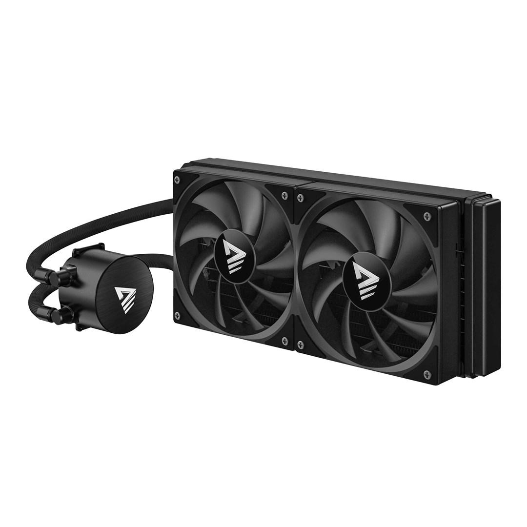 Vandkøling til CPU Savio NOX 240 mm – 2×120 mm, sort
